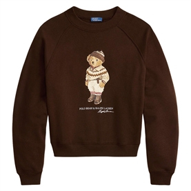 Polo Ralph Lauren Polo Bear Fleece Crewneck Sweatshirt, Circuit Brown 